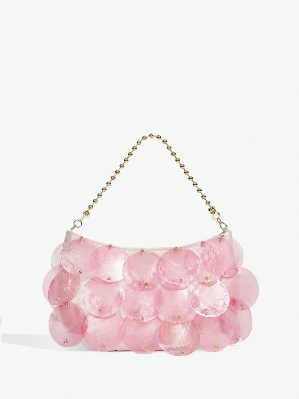 Baby Pink Glamorous Women's Top Handle Bag purse